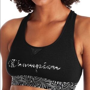 🆕Champion Black/Zebra Sports Bra - Size: S